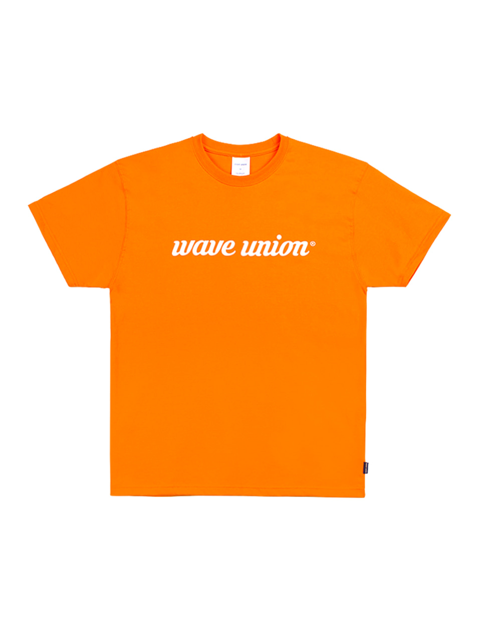 Front logo short sleeve T-shirt orange