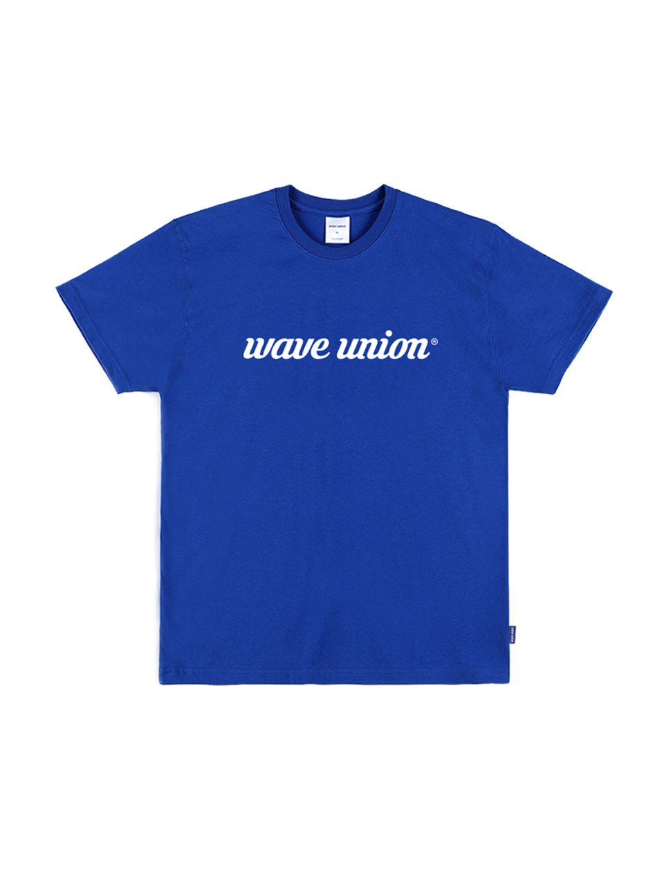 Front logo short sleeve T-shirt blue