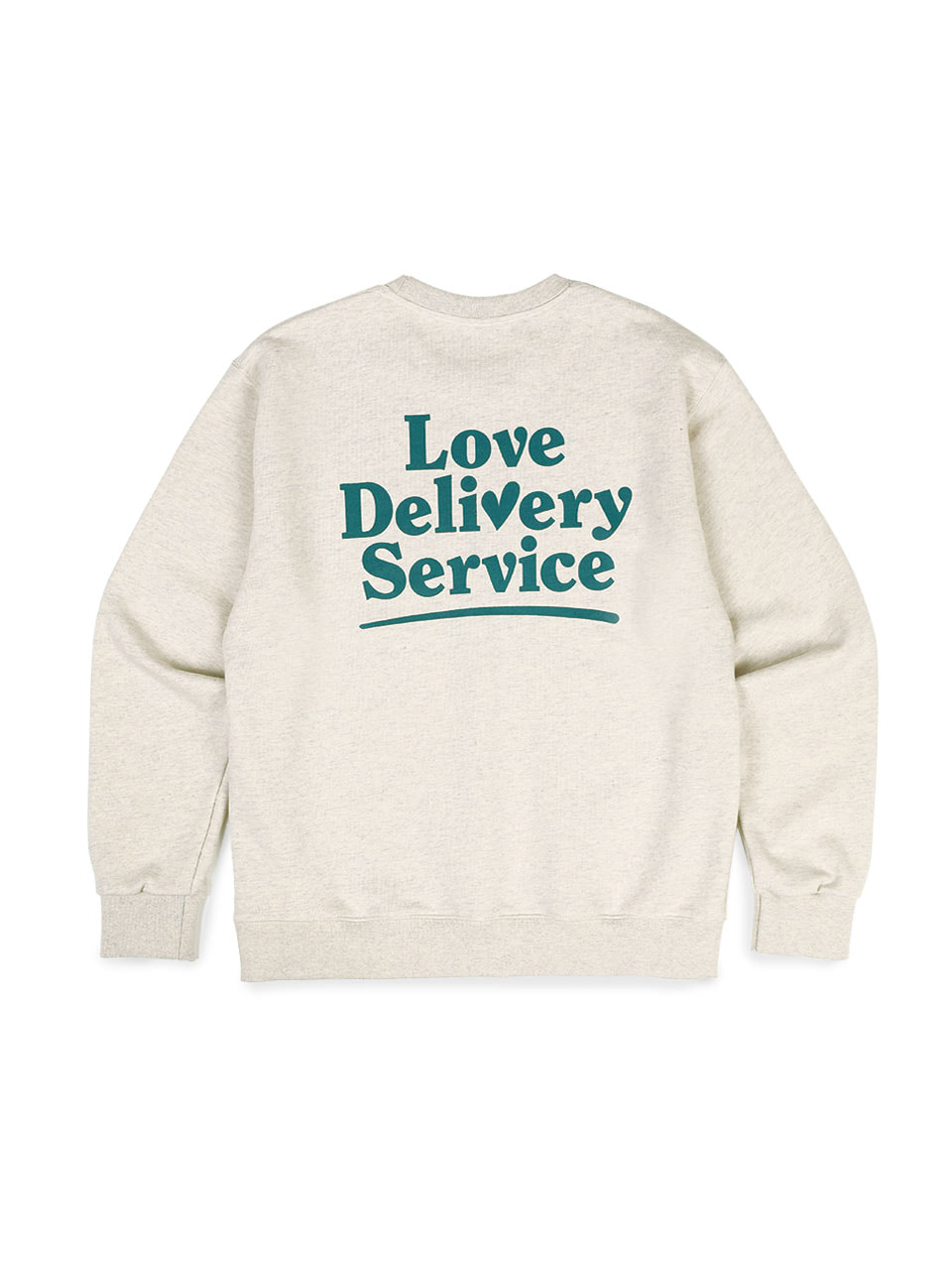 Love delivery service Sweatshirt heather gray (ivory)