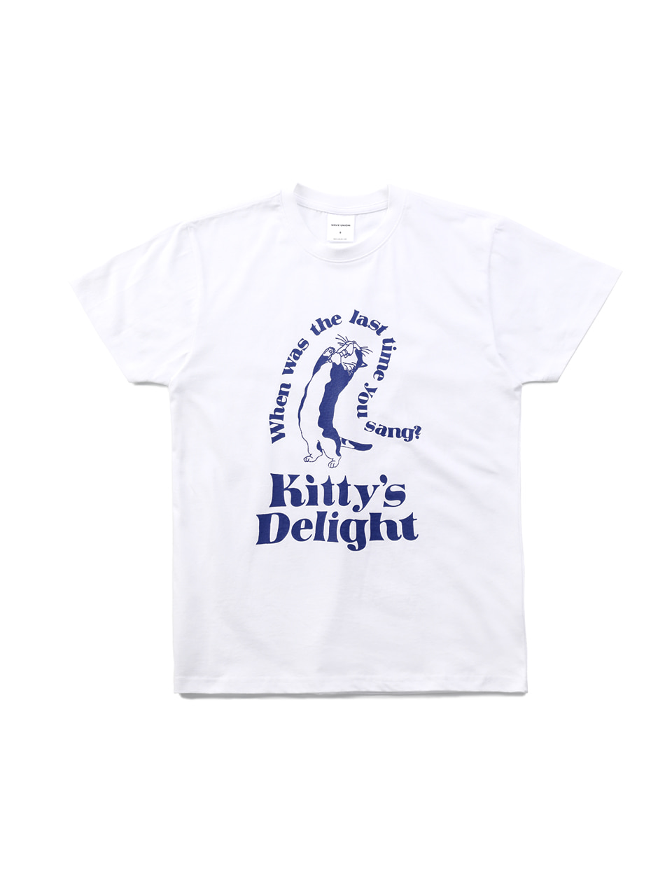 Kitty&#039;s delight short sleeve T-shirt white