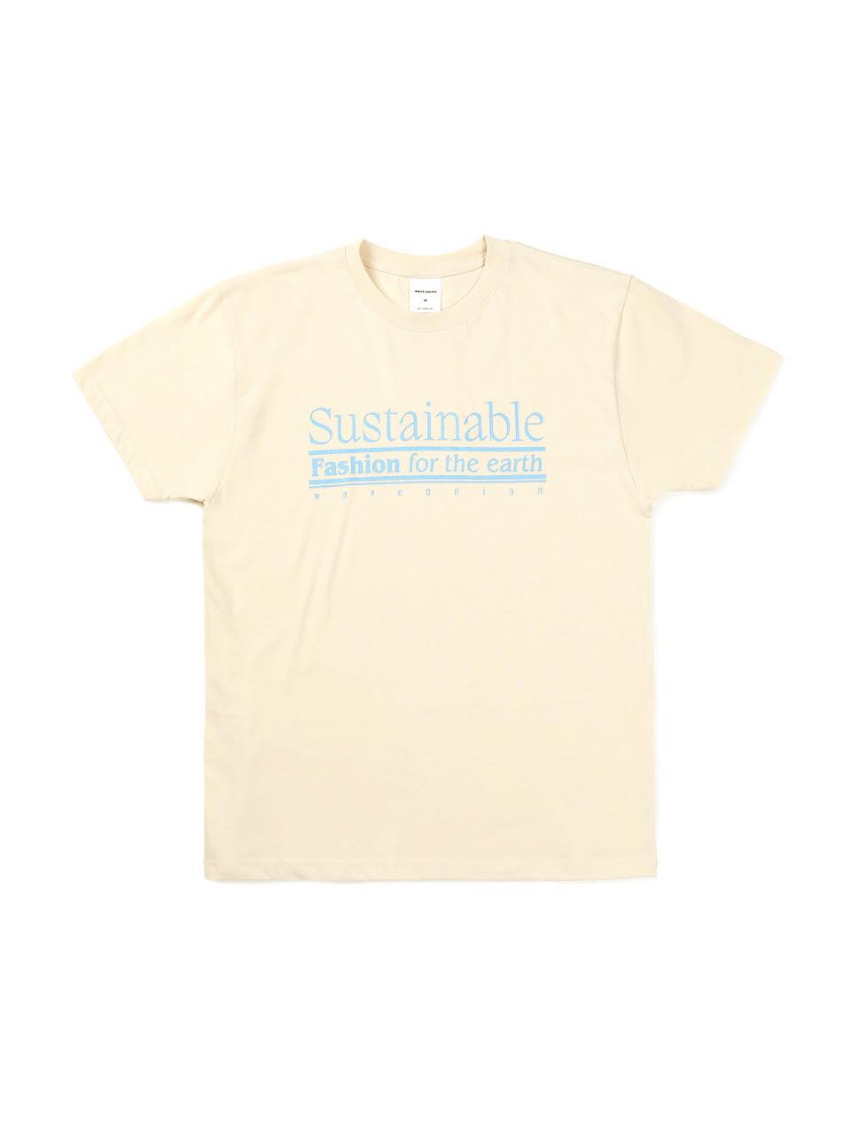 Sustainable short sleeve T-shirt oatmeal