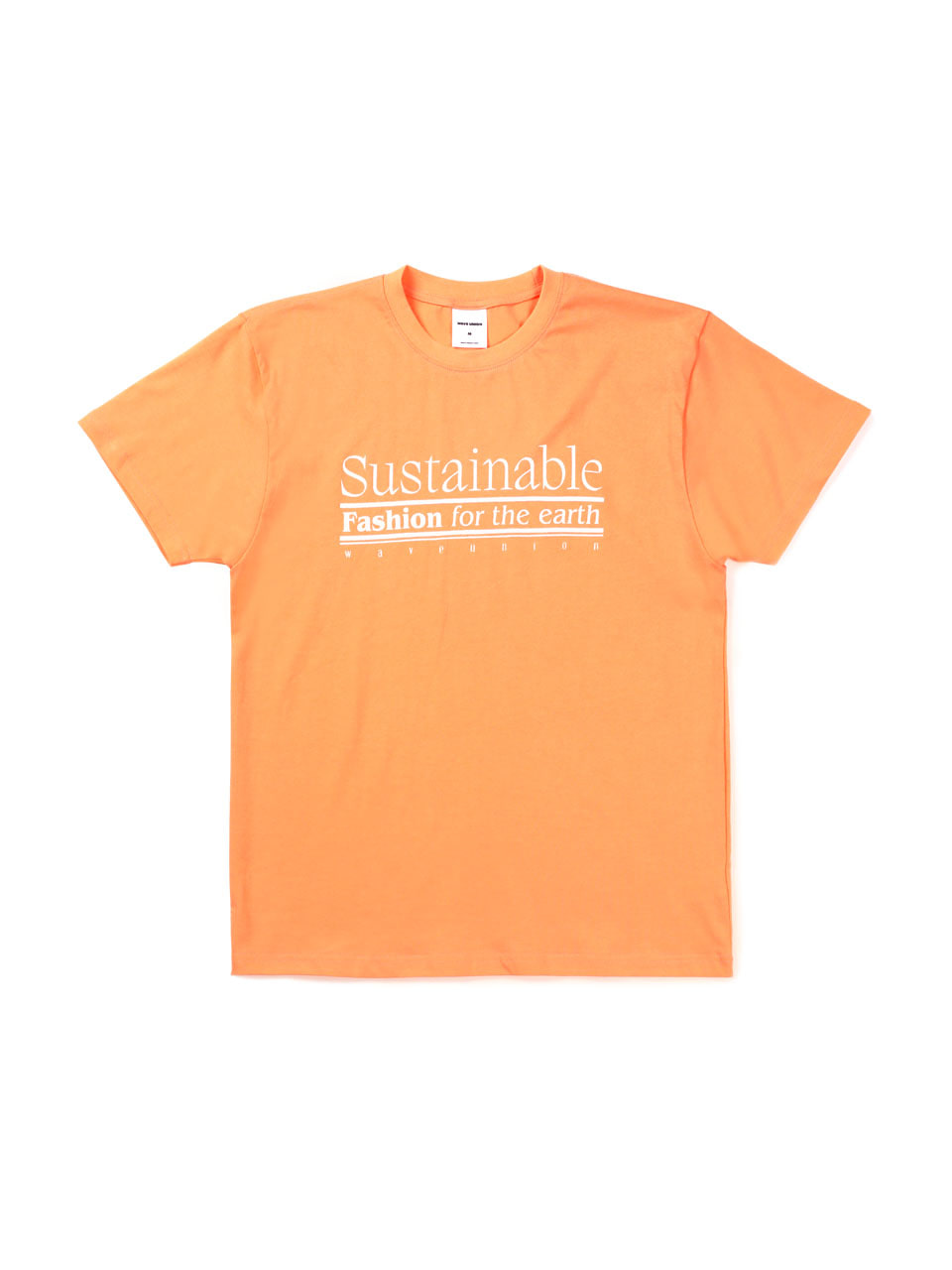 Sustainable short sleeve T-shirt salmon