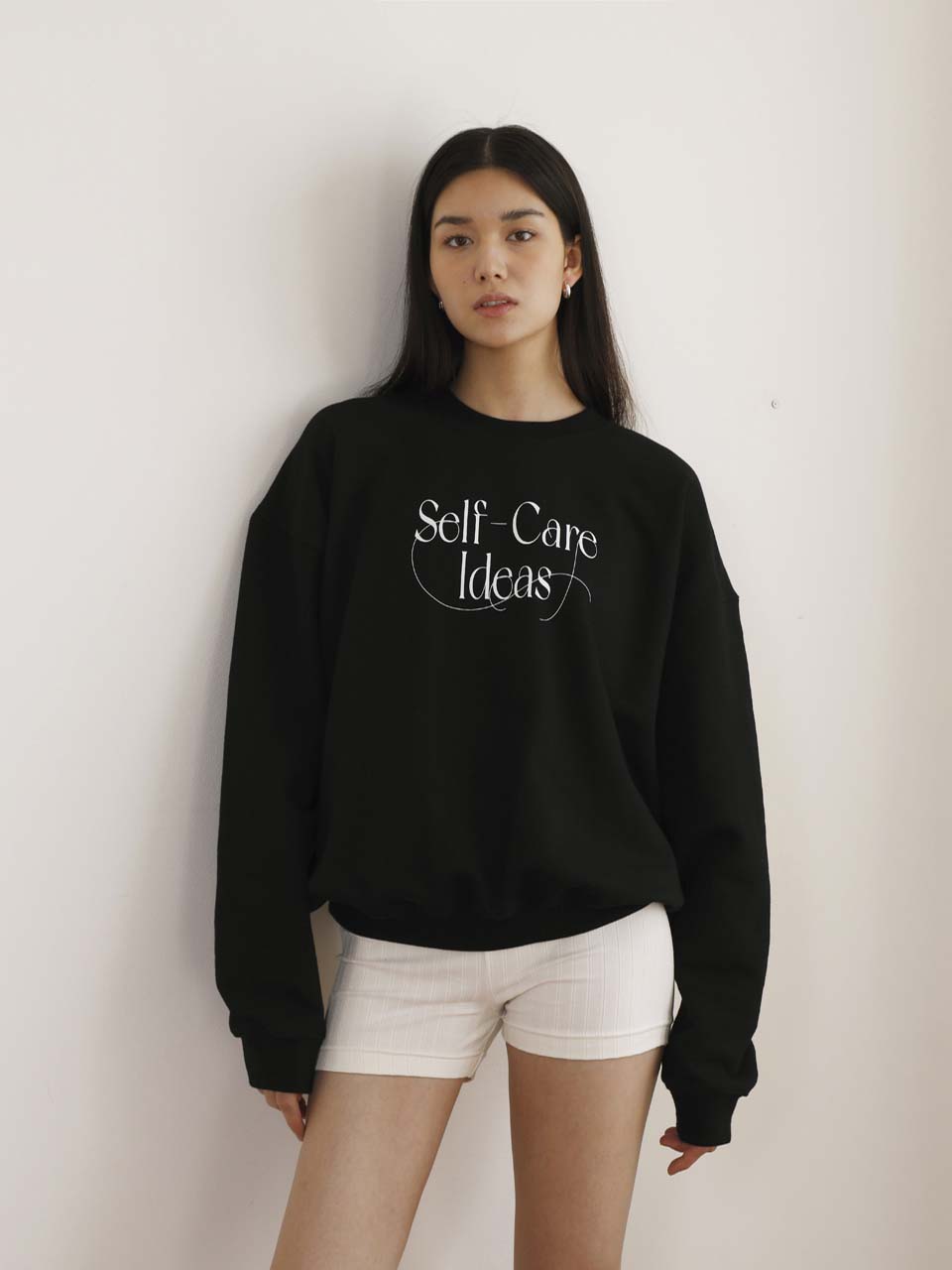 Self-care ideas Sweatshirt black