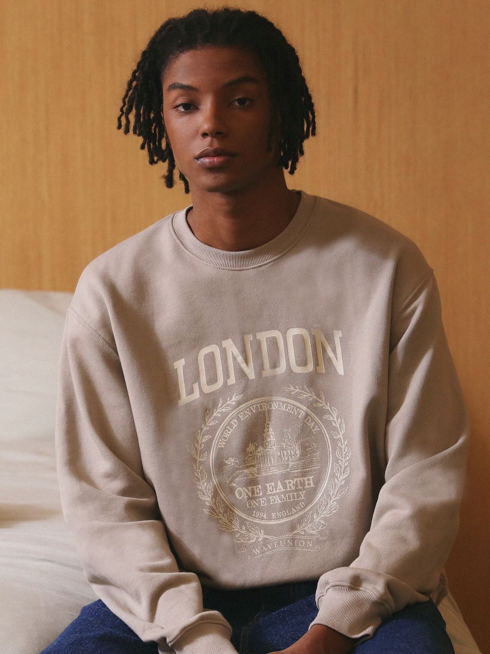London Sweatshirt taupe