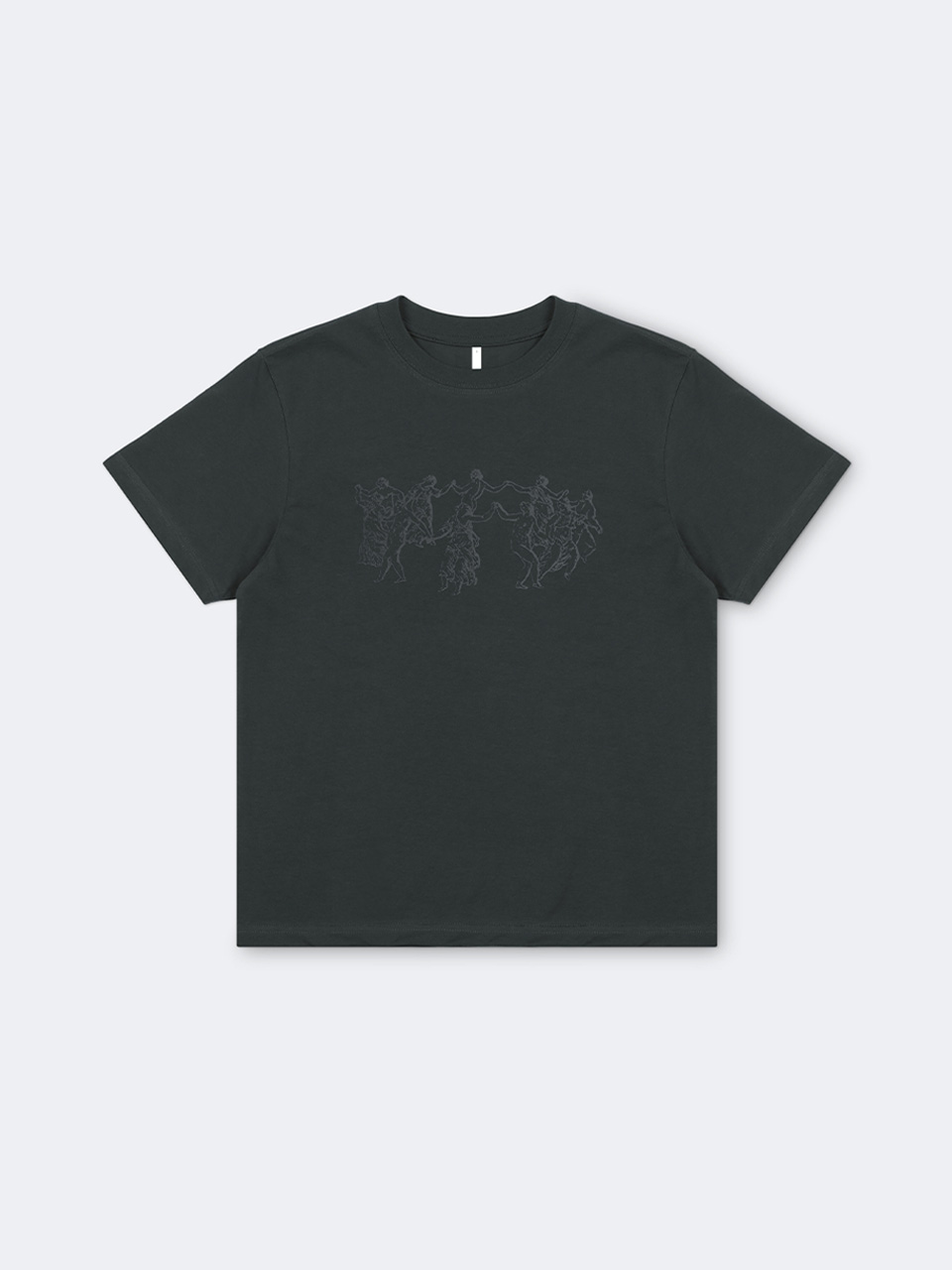 Dancing nymphs T-shirt charcoal
