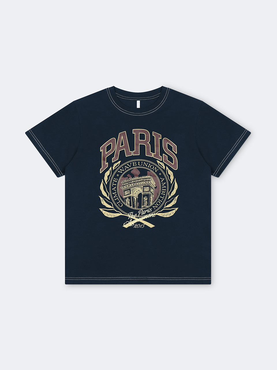Paris T-shirt navy
